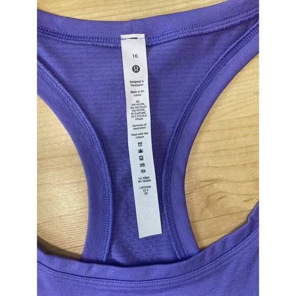 NWT Lululemon Women’s 2023 Swiftly Tech Race back Size 16 - Picture 4 of 9